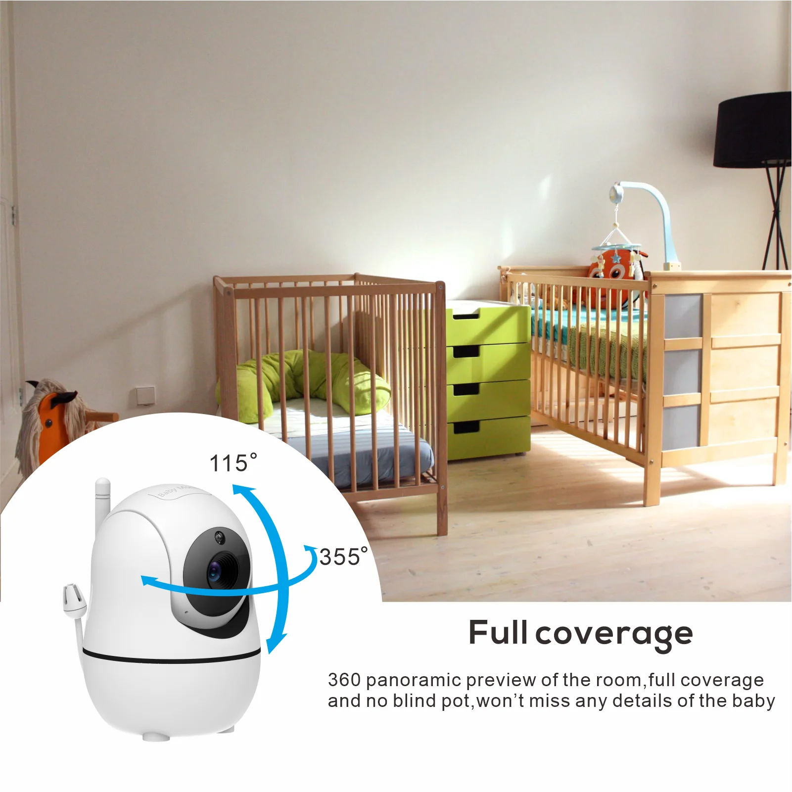 5 inch Video Baby Monitor